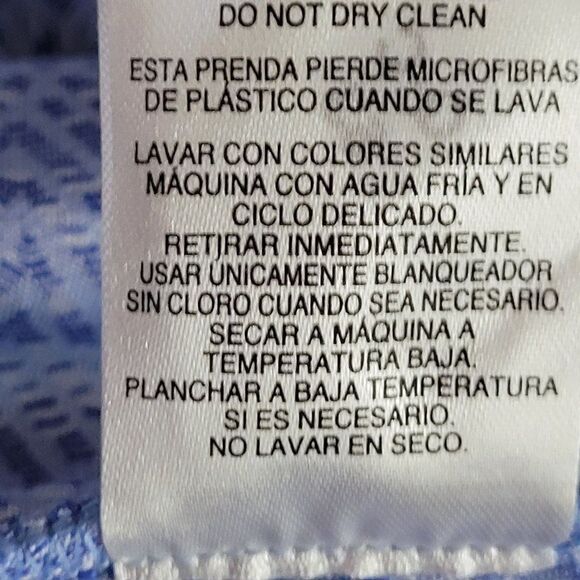 MPG Activewear Skirt M Baby Blue Print Stretch High Low Aline Pockets Athletic - Picture 9 of 10